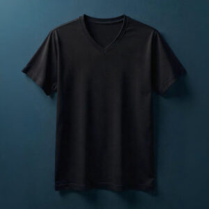 Pure Cotton V Neck T-Shirt