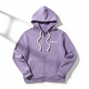 TRENDY ZIPPER Hoodie – lavender